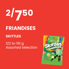 Friandises skittles